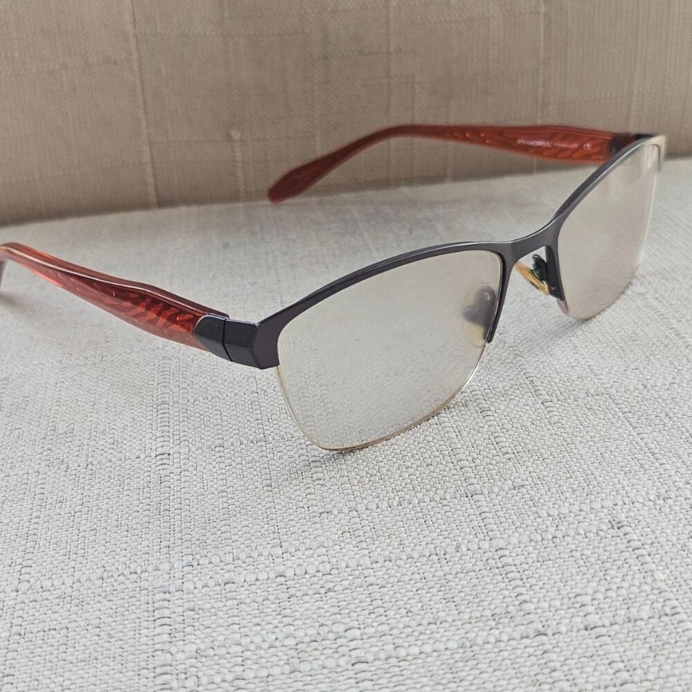 Morel Ladies Glasses Tone Eyeglasses Half Rim 7493K M0031 Frame made in France